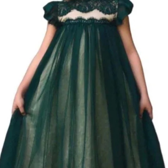 Trish Scully ADRIANA DRESS EMERALD - Picture 1 of 2